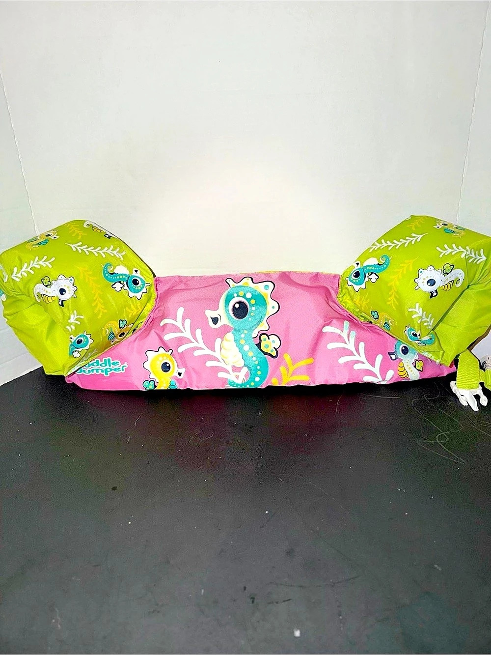 Stearns Puddle Jumper Child Life Vest - Seahorse Green & Pink